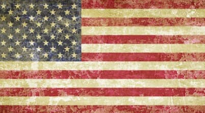 American flag representing local business and national reach